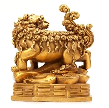 Amazon.co.jp: 真鍮製の四神獣、四方、緑龍、朱雀、玄武、白虎