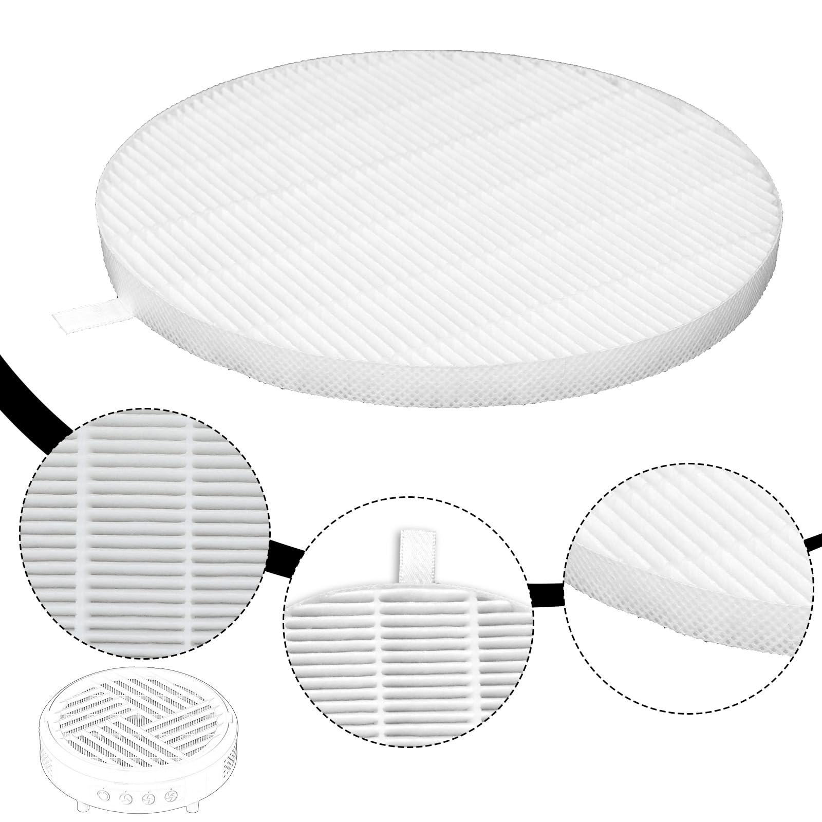 BOXOB 2pcs Nail Dust Collector Replacement Filters for MelodySusie HPro/SProR - Image 3