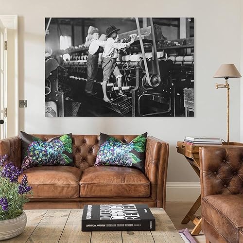 Miniatura 3 de Póster de historia, trabajo infantil, revolución industrial 1912, Lawrence Textile Strike, arte en blanco y negro, pintura en lienzo, pósteres e