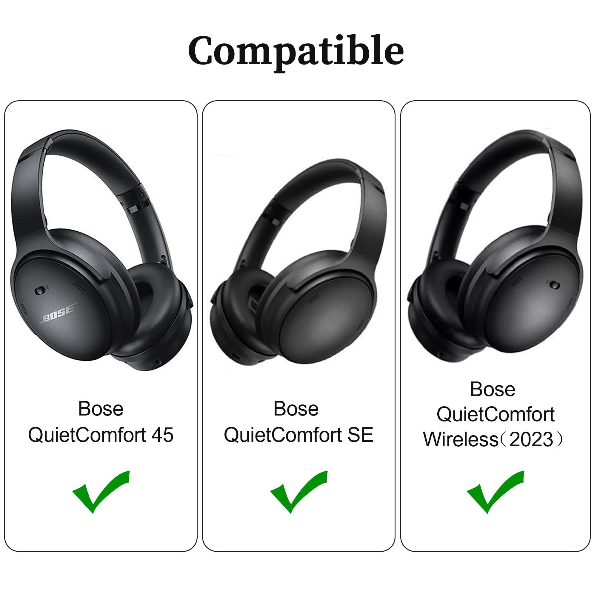Amazon | Bose QuietComfort 45用交換用イヤーパッド - Bose QC45/QC
