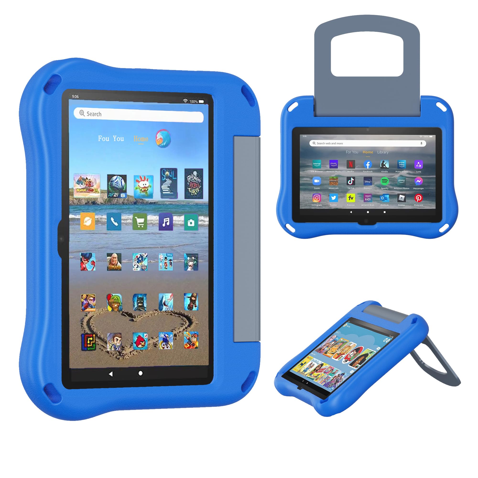 Amazon.com: Fire HD 8 Tablet Case for Kids(2024/2022/2020 Release