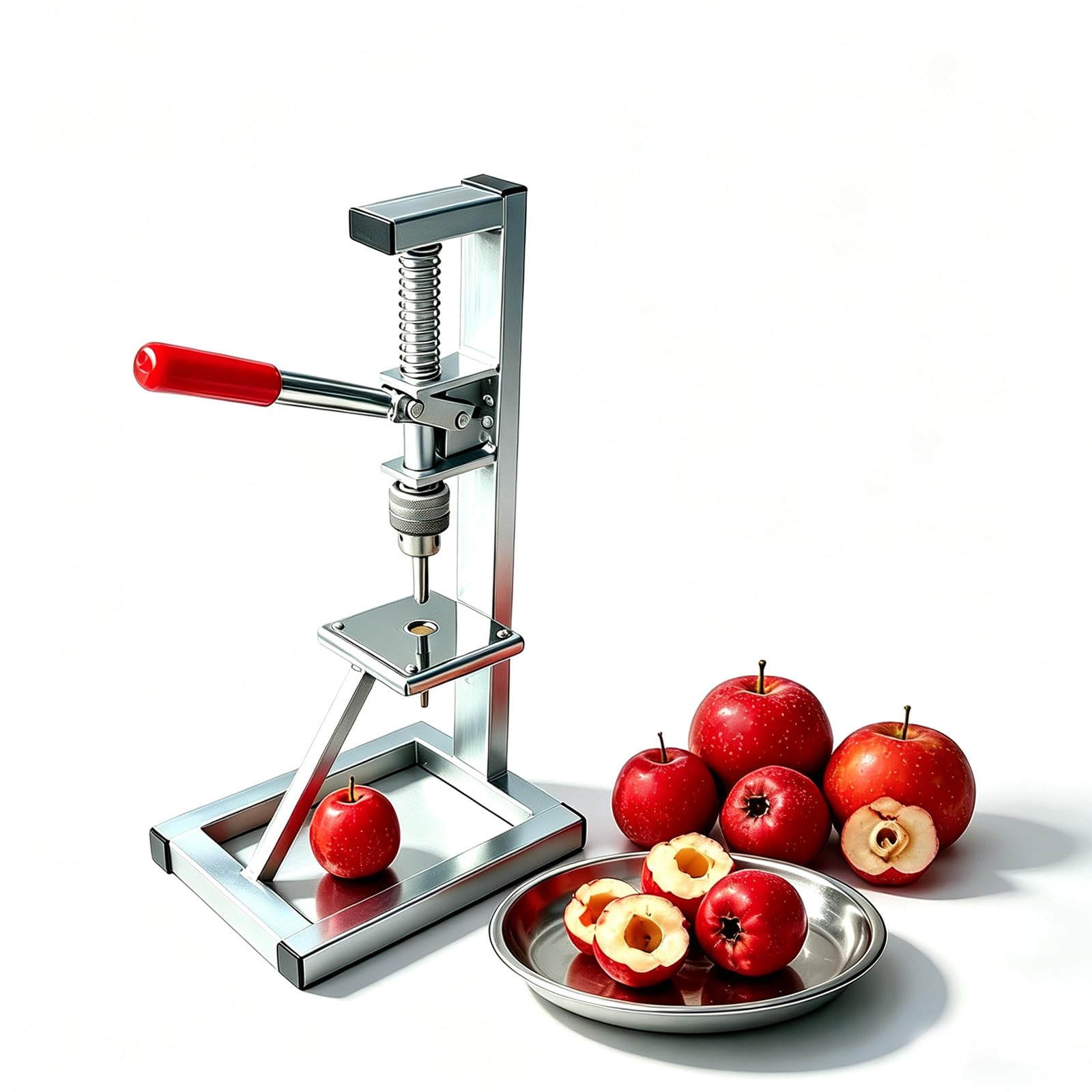 Dénoyauteur Daubépine, Éplucheur De Fruits Et Dénoyauteur De Cerises Manuel En Acier Inoxydable Avec 2 Lames Interchangeables, Diamètre 1/1,2 Cm, Ressort De Rappel, Utilisation Facile, Idéal