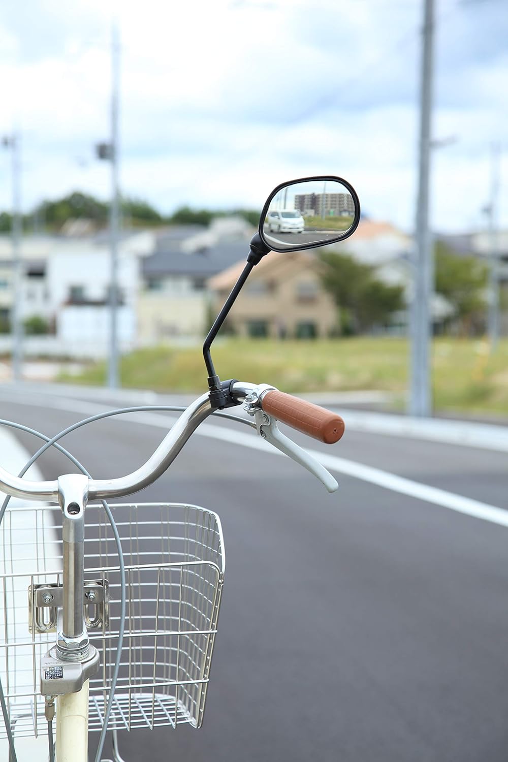 川住 Edison Cycle Mirror Right for KW – 55 Black