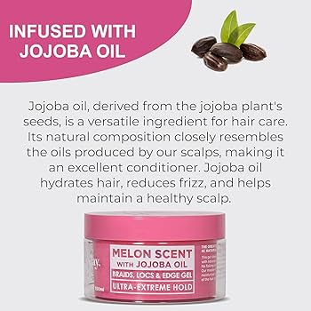 Amazon.com : Esha Slick N Slay Braiding Gel (17 Oz., MELON