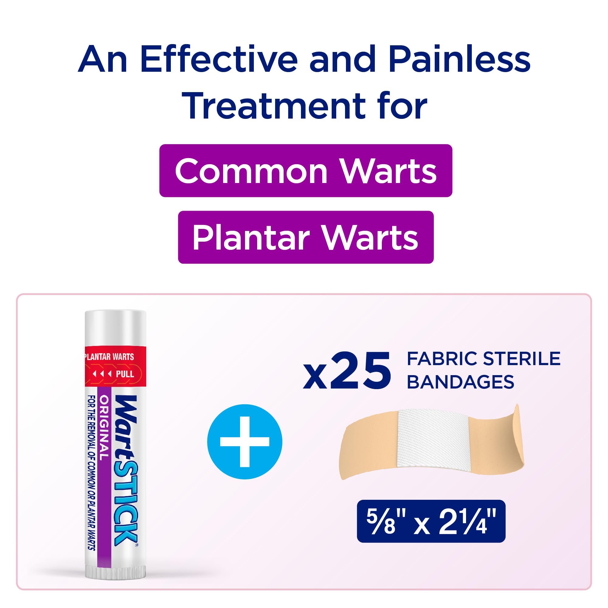 WartStick® Kids Wart Removal Kit (Includes 25 Bandages) Maximum Strength