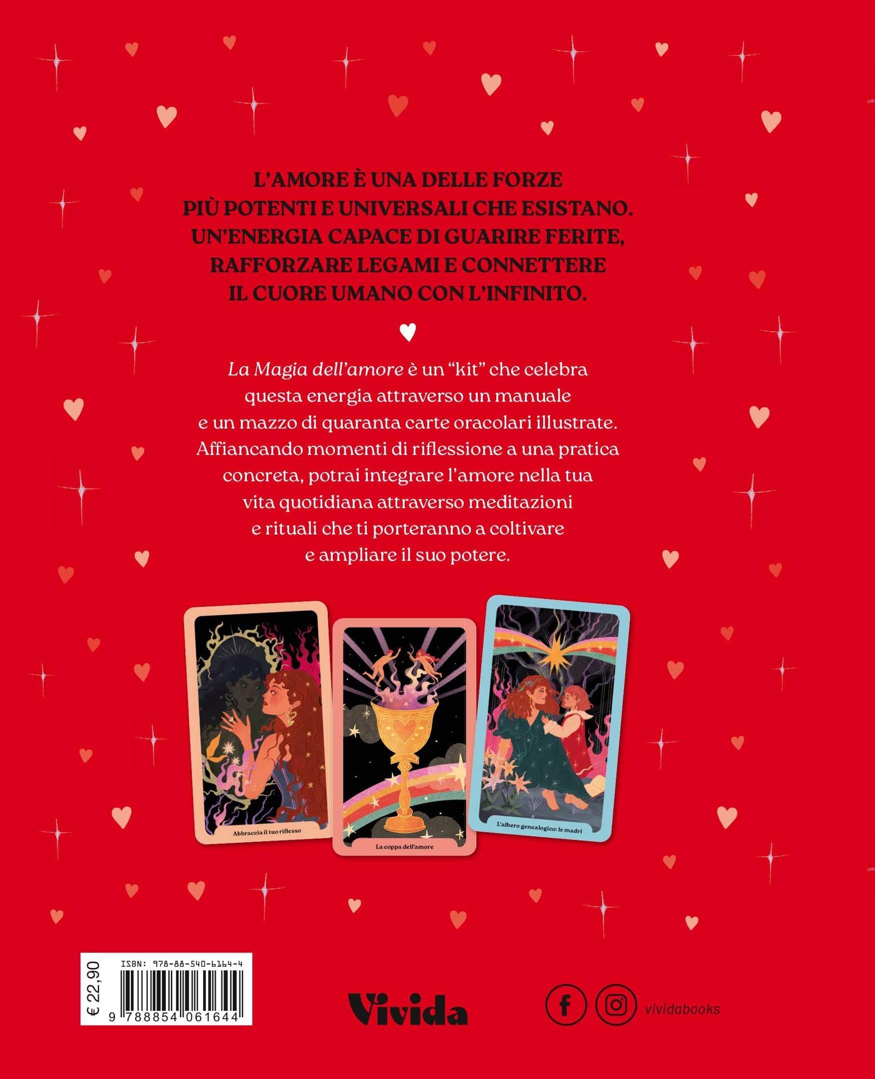 La magia dell'amore. 40 carte e un libro per scoprire il potere dell'amore. Ediz. a colori. Con 40 Carte