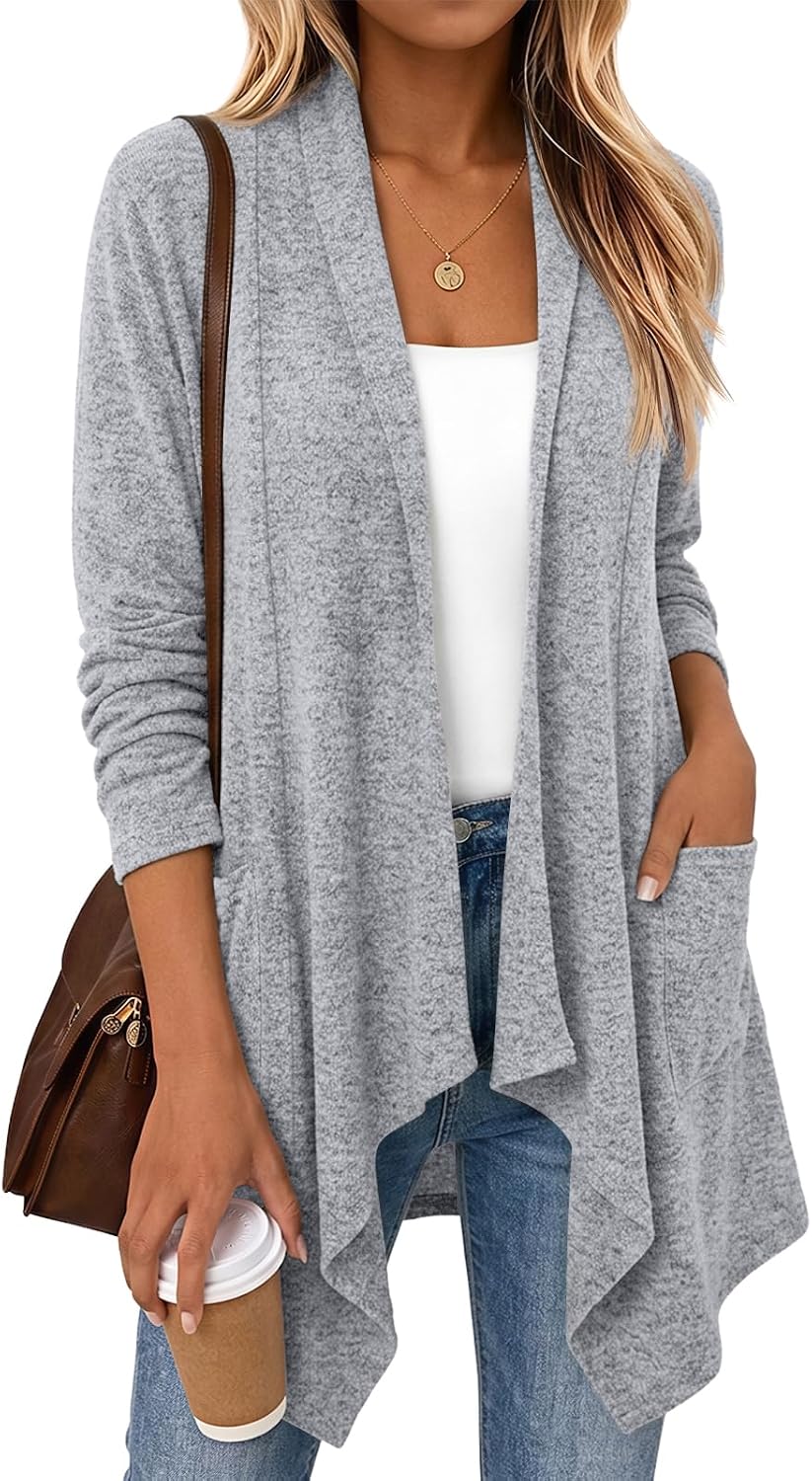 LILLUSORY Lightweight Cardigans for Women 2026 Fall Fashion
