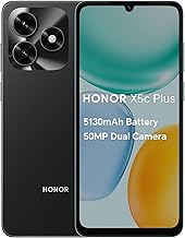 Honor X5c Plus Dual-SIM 64GB ROM + 4GB RAM (GSM Only | No CDMA) Factory Unlocked 4G/LTE Smartphone (Midnight Black) - International Version