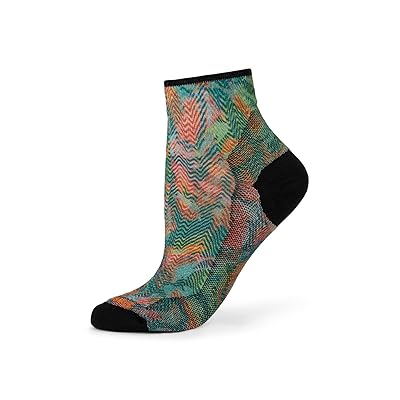 Smartwool Bike Zero Cushion Jungle Music Print Ankle Socks Women