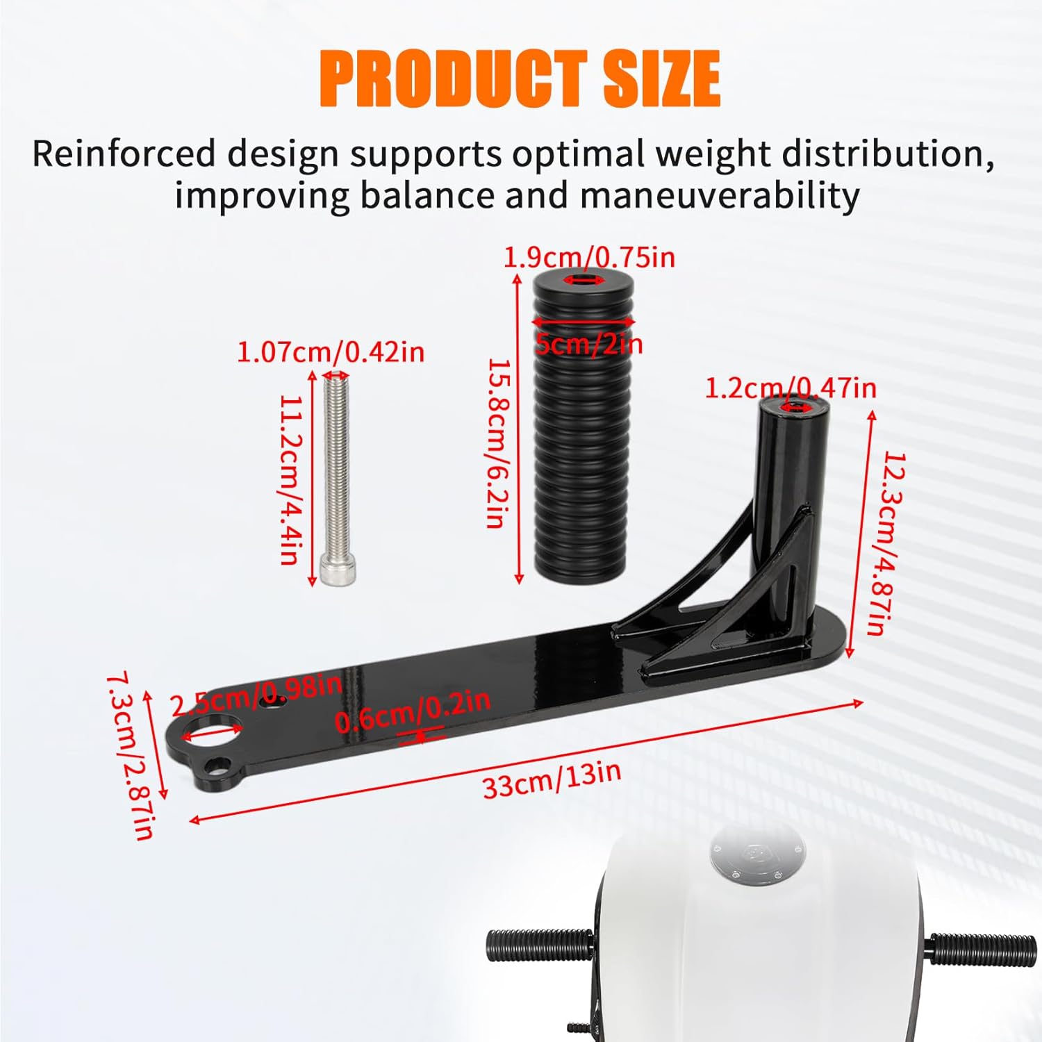 PSLER 2PCS Motorcycle Crash Bar - Fits for Indian Scout/Scout Bobber/Custom (2015-2024) Highway Engine Guard Protection System