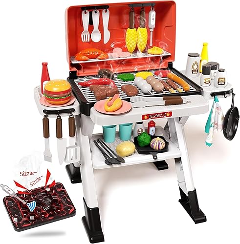 Juego de juguetes de parrilla para niños pequeños y niñas