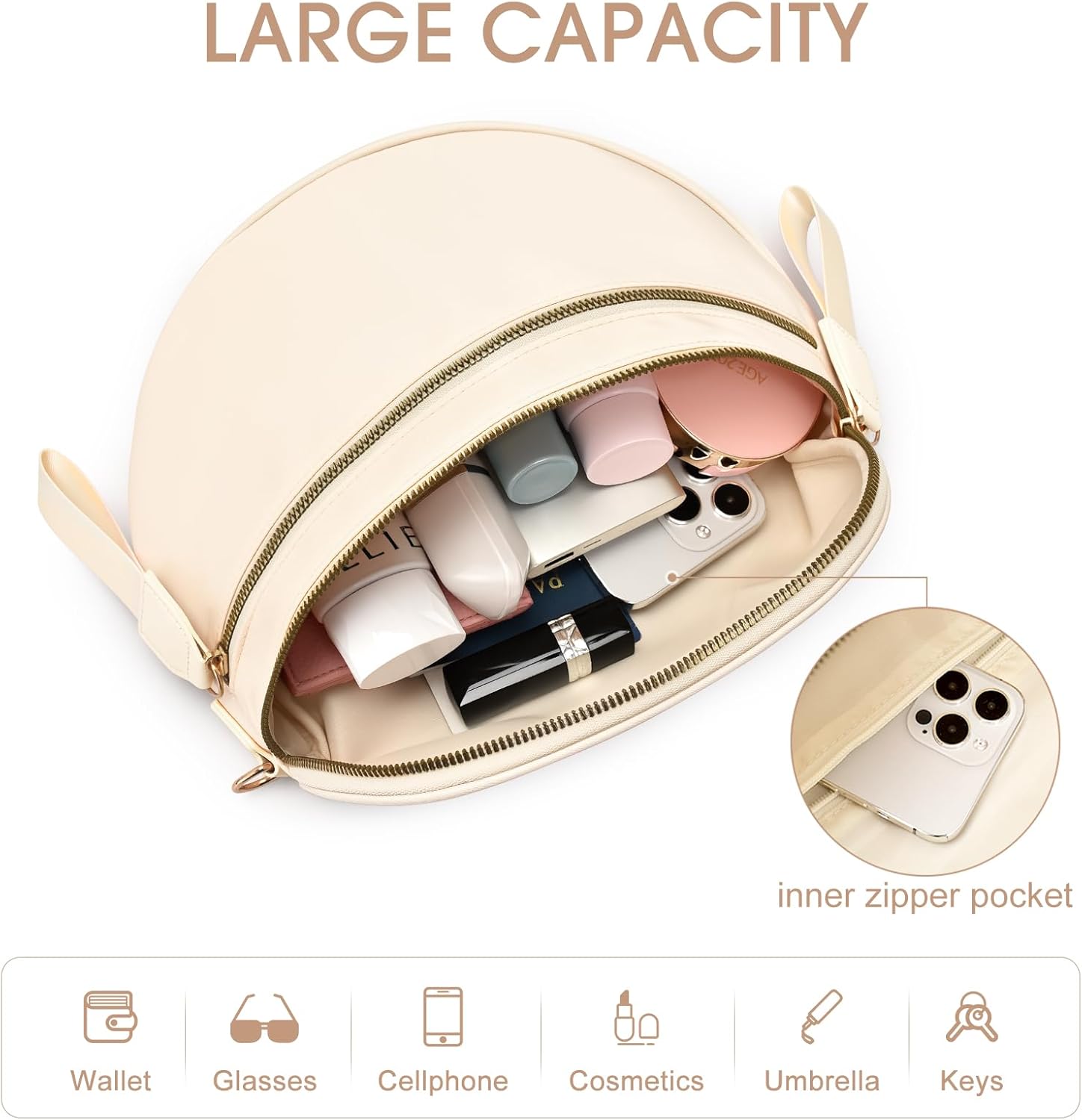 Checkered Nylon Crossbody Bag Bum Bag for Women Mom Spacious Checkered Crossbody Purses Shoulder Handbag - Image 4