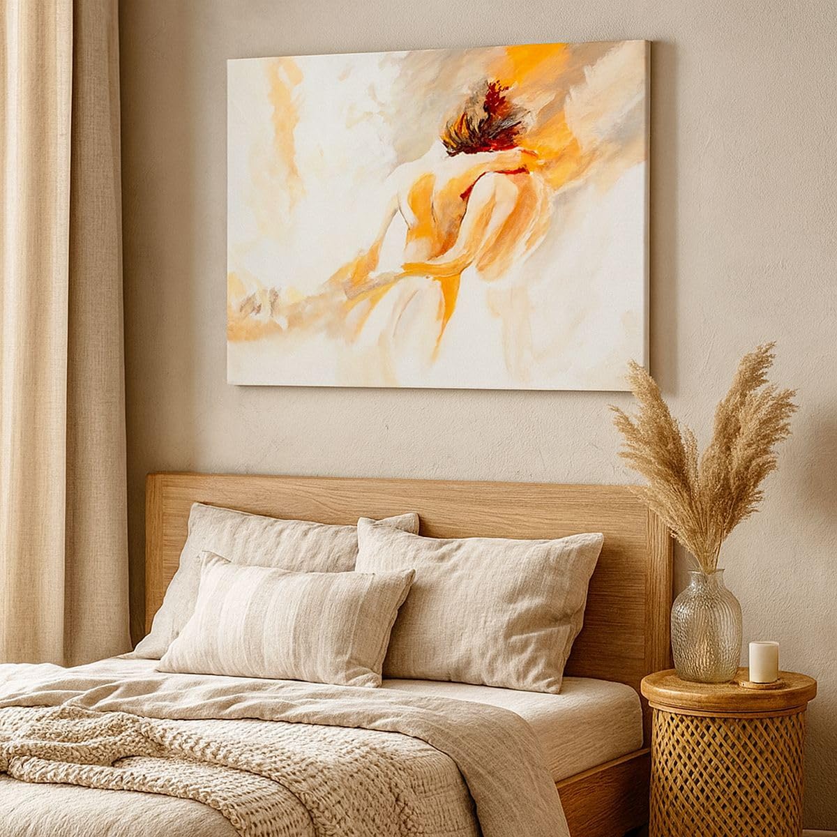 Quadri Moderni su Tela 120x80 cm Stampe da Parete Persone Arte - 3168 | Carattere Amicizia Amore Quadro Decorativo XXL 1 pezzo Soggiorno Camera da Letto Arte da Parete Decorazione da Parete ARTTOR