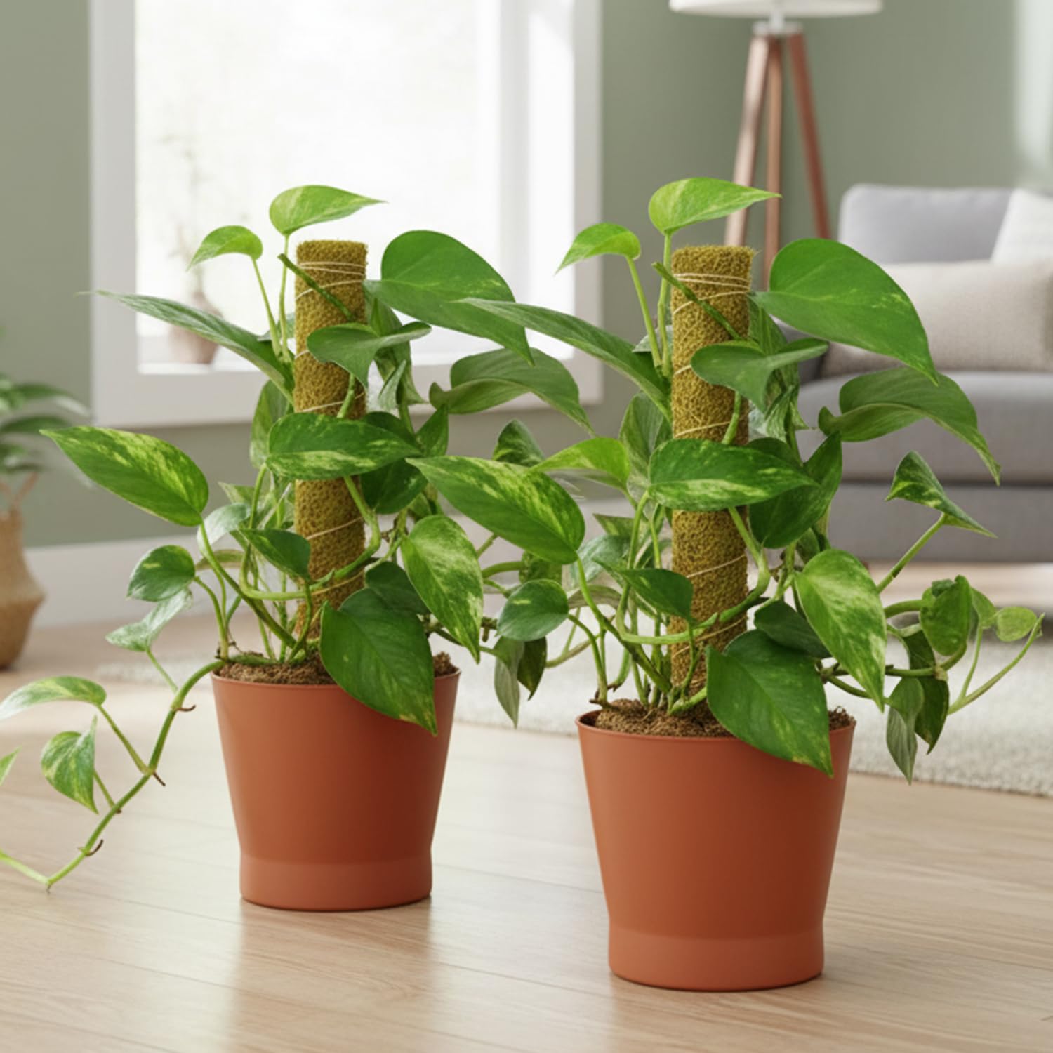 Coir Moss Sticks - Plant Support for Climbing Plants -9