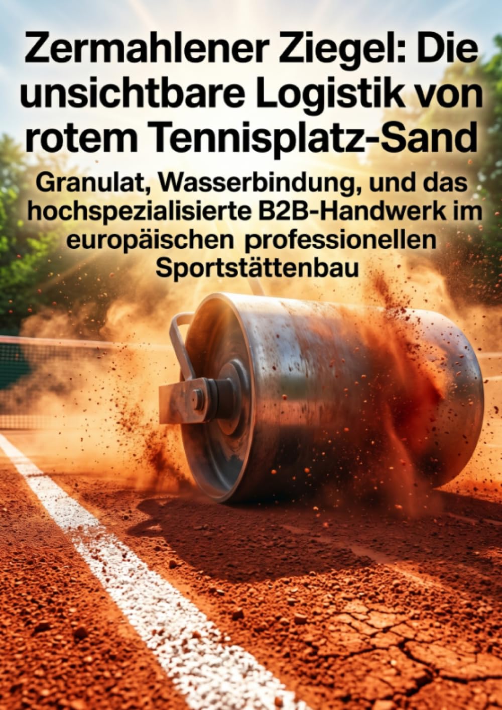 Zermahlener Ziegel: Die unsichtbare Logistik von rotem Tennisplatz-Sand: Granulat, Wasserbindung, und das hochspezialisierte B2B-Handwerk im europäischen professionellen Sportstättenbau