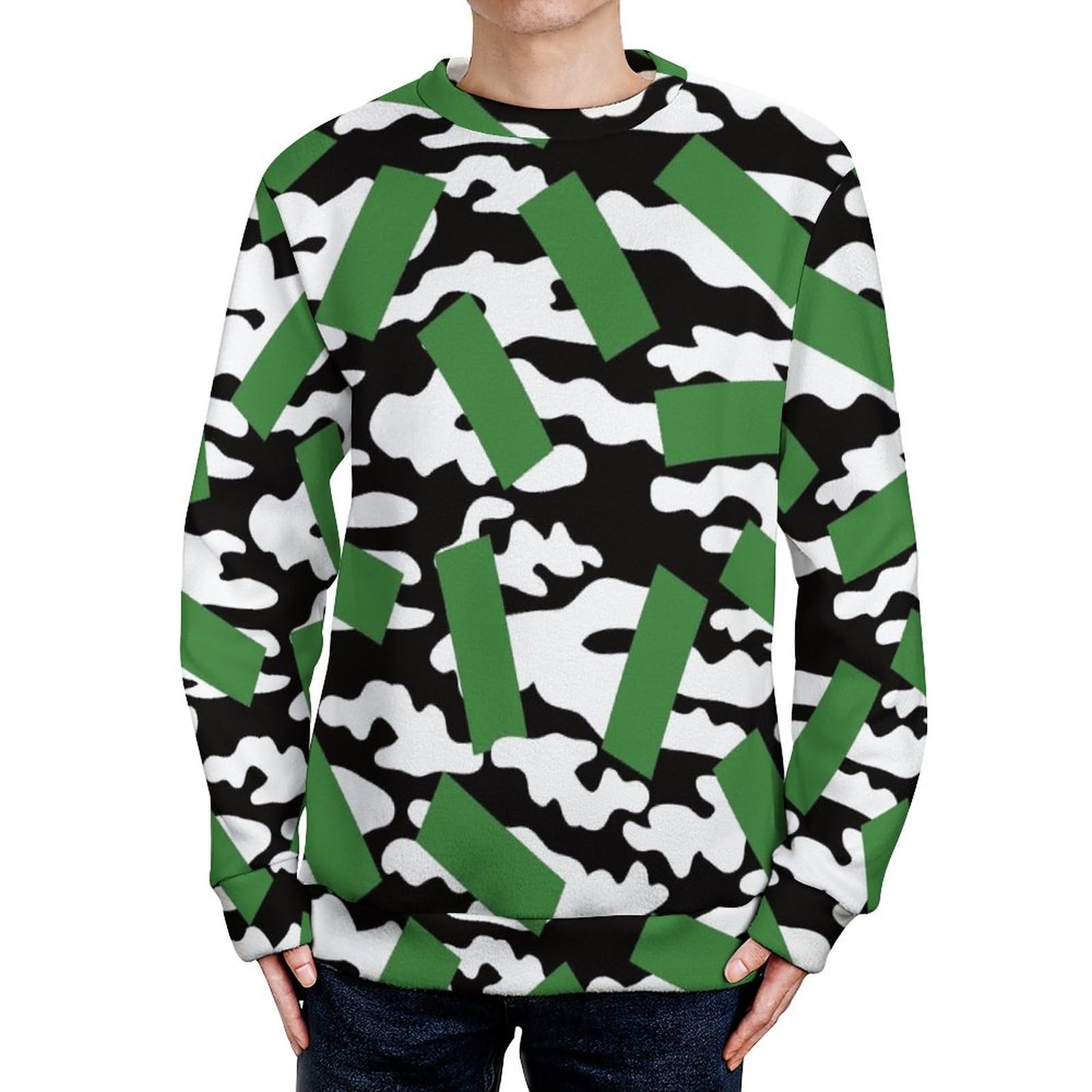 BRIEFING ブリーフィング カモフラ 迷彩柄 長袖ニット セーター XL BRIEFING／ブリーフィング 迷彩柄 ゴルフ用ニット