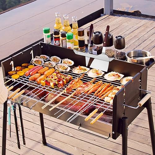 Miniatura 4 de Jaeskeclip Soporte para espátula de plancha, soporte para herramientas de plancha, 2 piezas de acero inoxidable para parrilla con 3 ganchos y 4