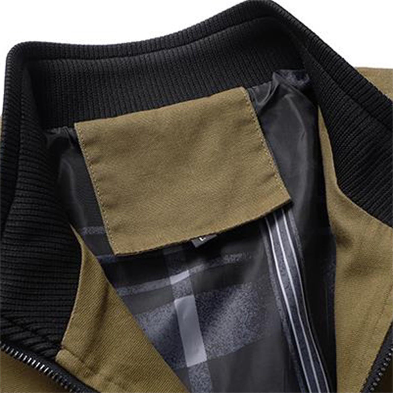 Générique Blouson Homme Hiver Chaud Léger Slim Fit Manteaux Manches Longues Léger Veste D'automne Coupe Vent Veste D'extérieur Bomber Déplacements Quotidiens Aller Au Travai