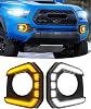 LED Fog Lights Bezel Assemblies for 2012-2015 Toyota Tacoma DRL Amber Turn Signal Fog Lamps Cover Toyota Tacoma Accessories