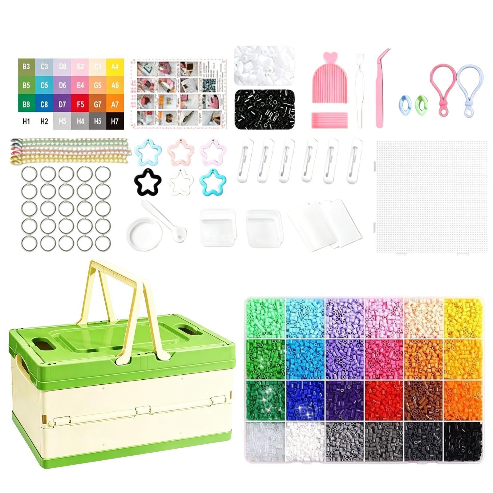 Juego de perlas para planchar Lisutupode: crea decoraciones únicas en casa y la escuela 8
