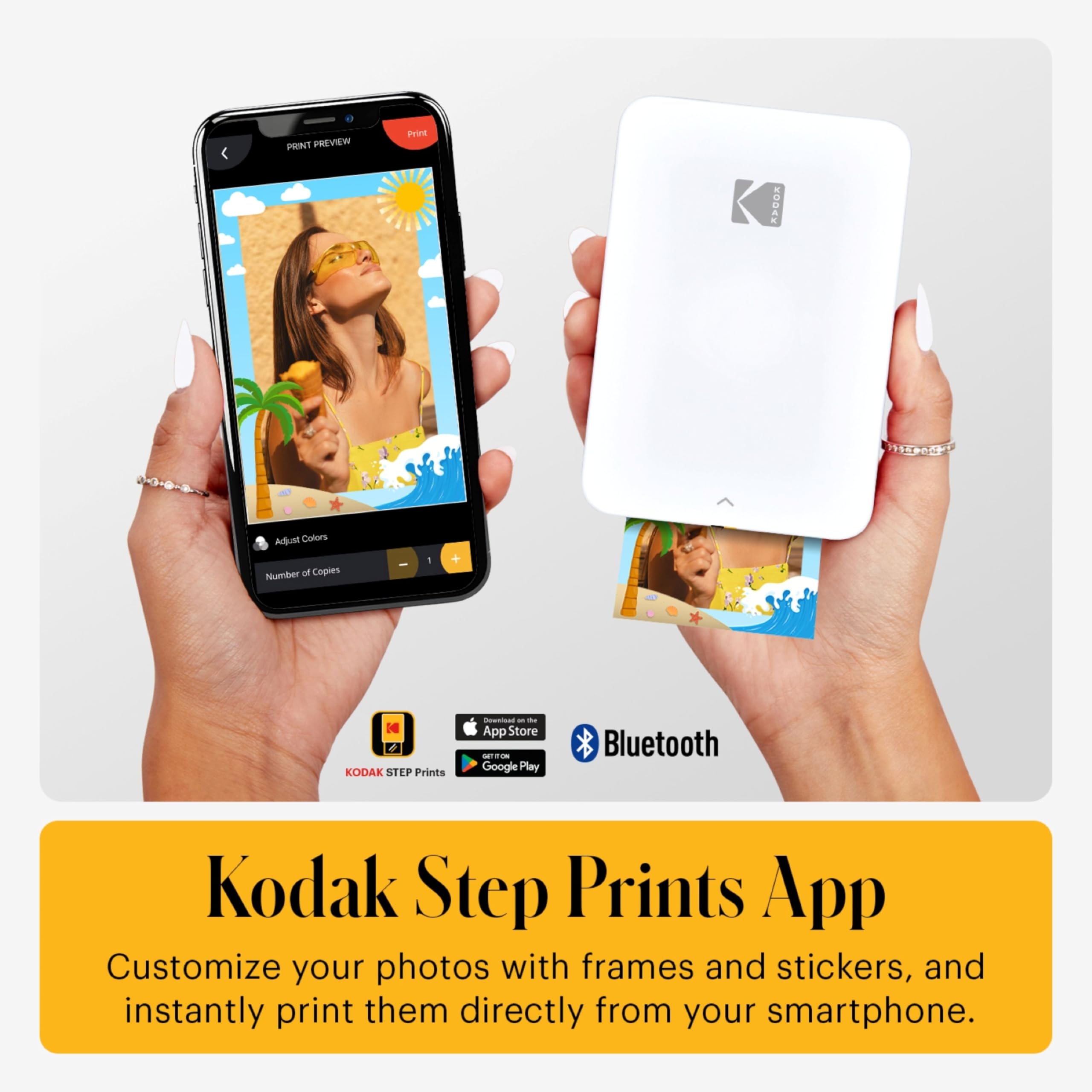 Amazon.co.jp: KODAK ステップスリムインスタントモバイルフォト