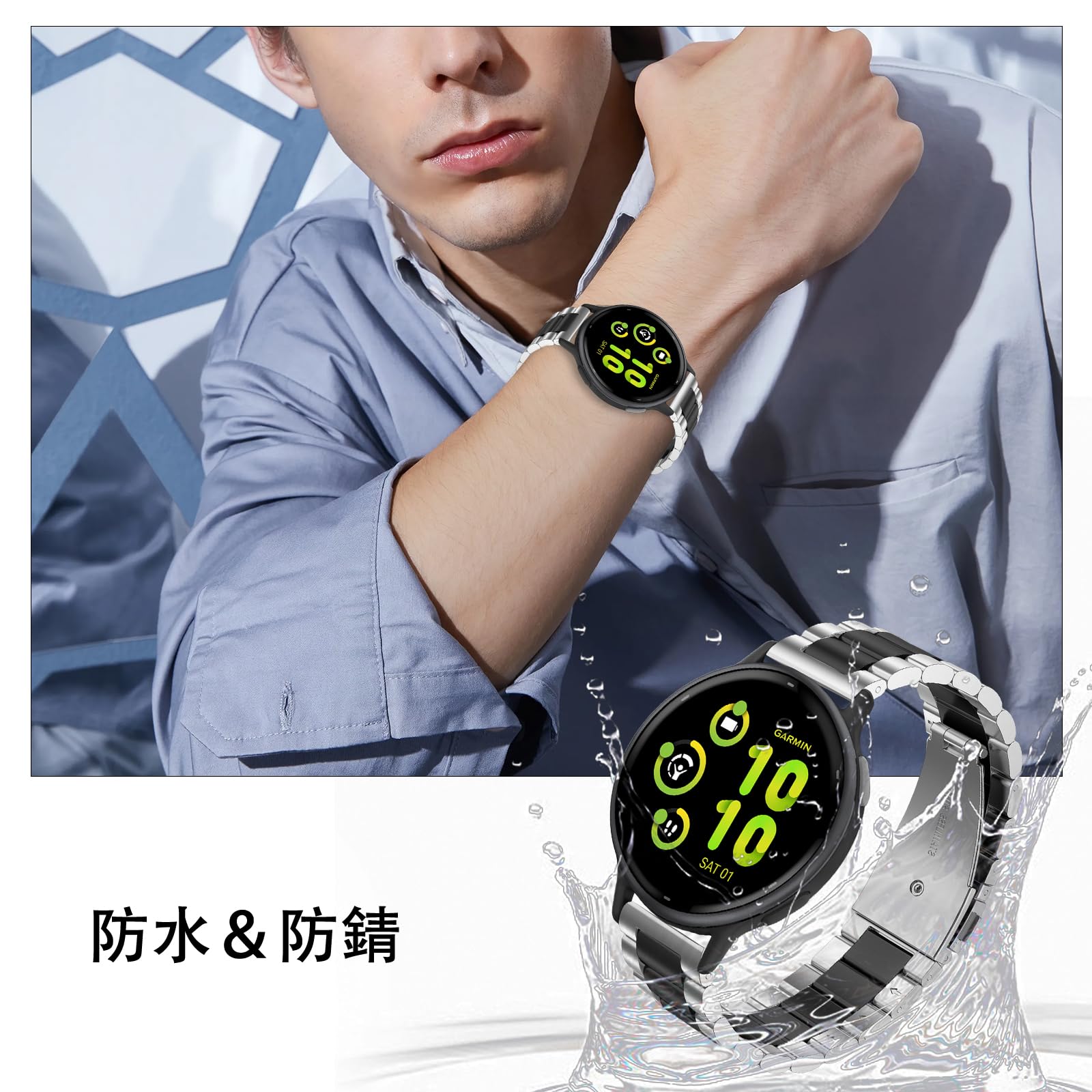 Amazon | [AiMaoo] バンド GARMIN(ガーミン) Vivoactive 5 対応 交換 