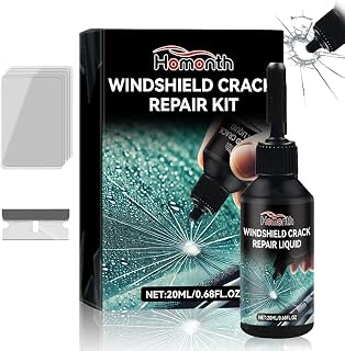 Windshield Crack Repair Kit, 2025 New Premium Windshield Repair Kit, Quick Glass Repair Liquid, Cracks Gone Glass Remover Fluid for Quick Fix Windshields, Windows, Mirrors, All Crack Types