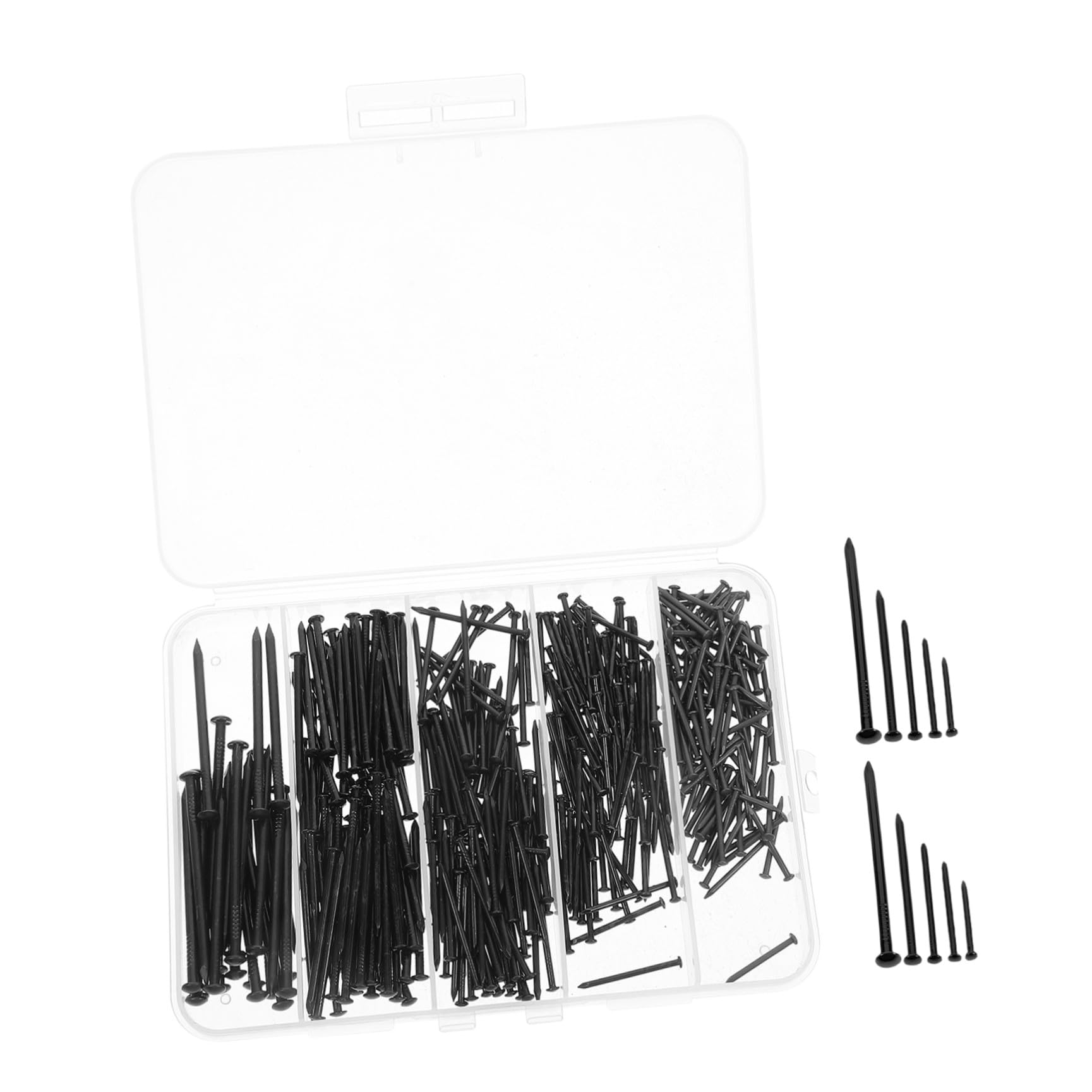 Chiodi Metallici con Dimensioni Assortite Antiscivolo per Appendere Quadri Chiodi Resistenti per Decorazioni Domestiche