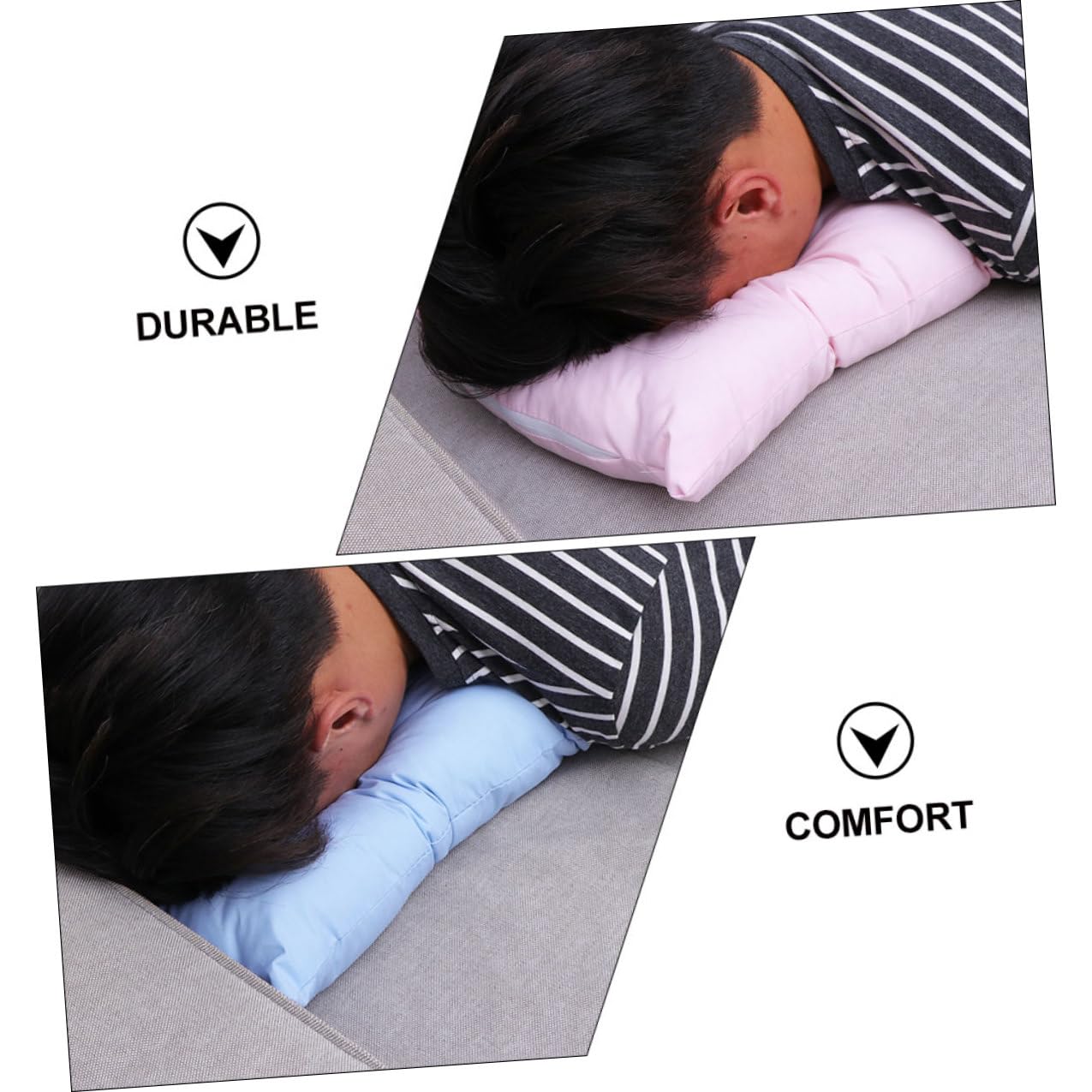 IMIKEYA 2pezzi Cuscino per Massaggio Faccia in Giù Cuscino di Cotone da Spa per Viso e Corpo per Salone di Bellezza e Viaggio