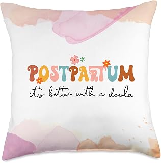 Placenta Encapsulation Postpartum It's Better With A Doula Throw Pillow