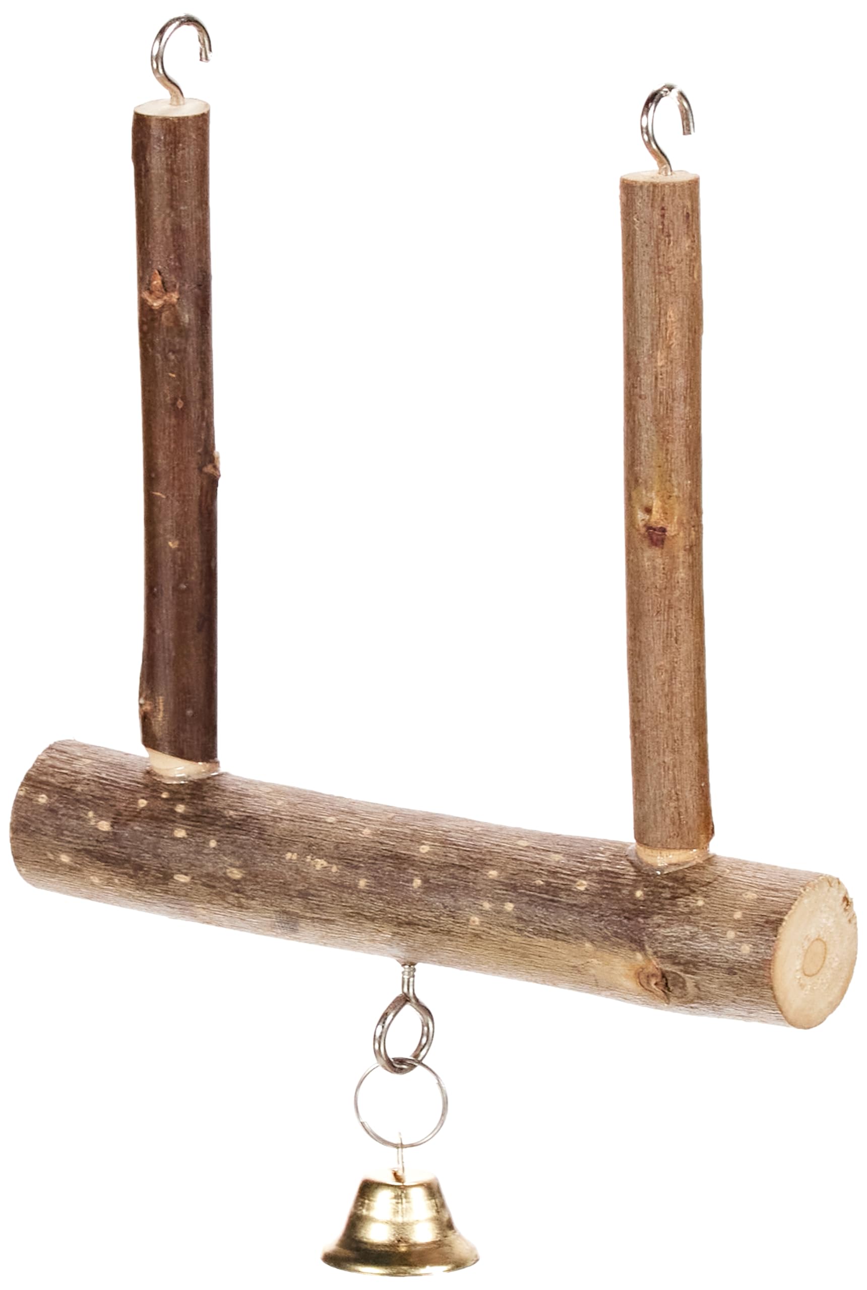 Trixie Natural Living Swinging Trapeze z dzwonkiem, 15 x 12 cm, brązowy