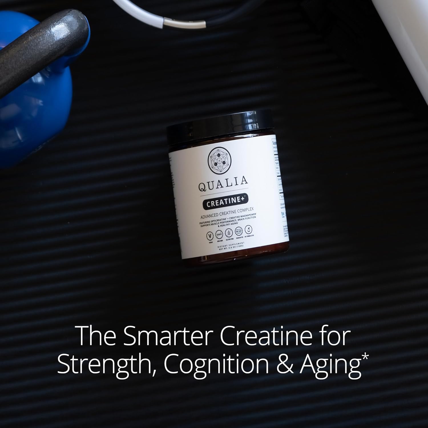 Qualia Creatine | Advanced Creatine Complex | 2 Sources + Magnesium | Optimized Absorption | Muscle Performance, Brain Function, & Healthy Aging (30 Servings) - Image 6