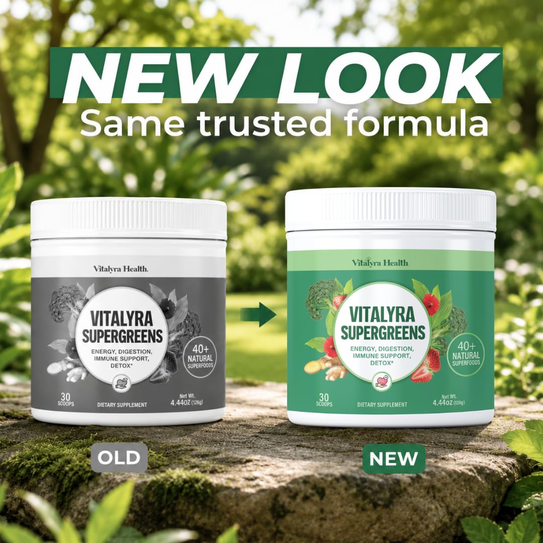 Super Greens Powder - 40+ Superfoods Green Drink, Probiotics, Vegan — Amazon image 2