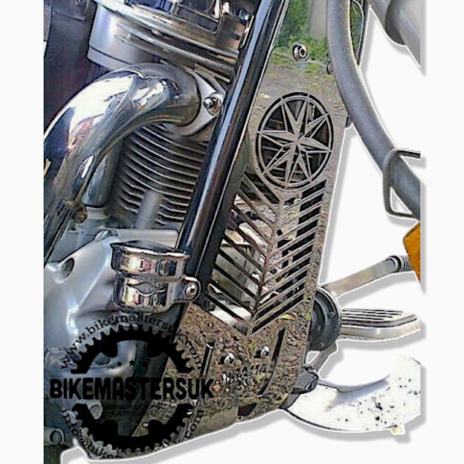 Motorcycle Radiator Protector BM UK Motorbike Radiator Engine Grill ...