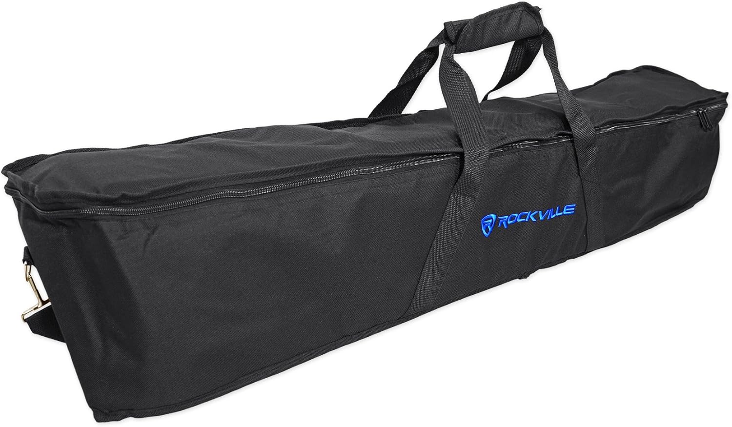 Rockville RLB60 Padded Bag for COLORband, COLORrail, COLORstrip Lights, 2 Compartments, Shoulder Strap, Water-Resistant, for DJ/Event Light Transport