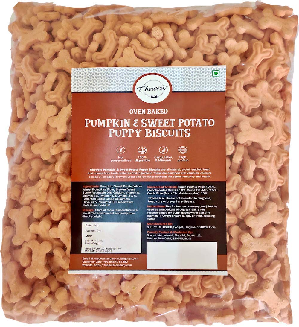 See full amazon price history chart for Chewers Pumpkin & Sweet Potato Puppy Biscuits, 1 Kg (Pack of 4) Chewers Pumpkin & Sweet Potato Puppy Biscuits, 1 Kg (Pack of 4) (B092JFFP23) Amazon Price History, Amazon Price Tracker