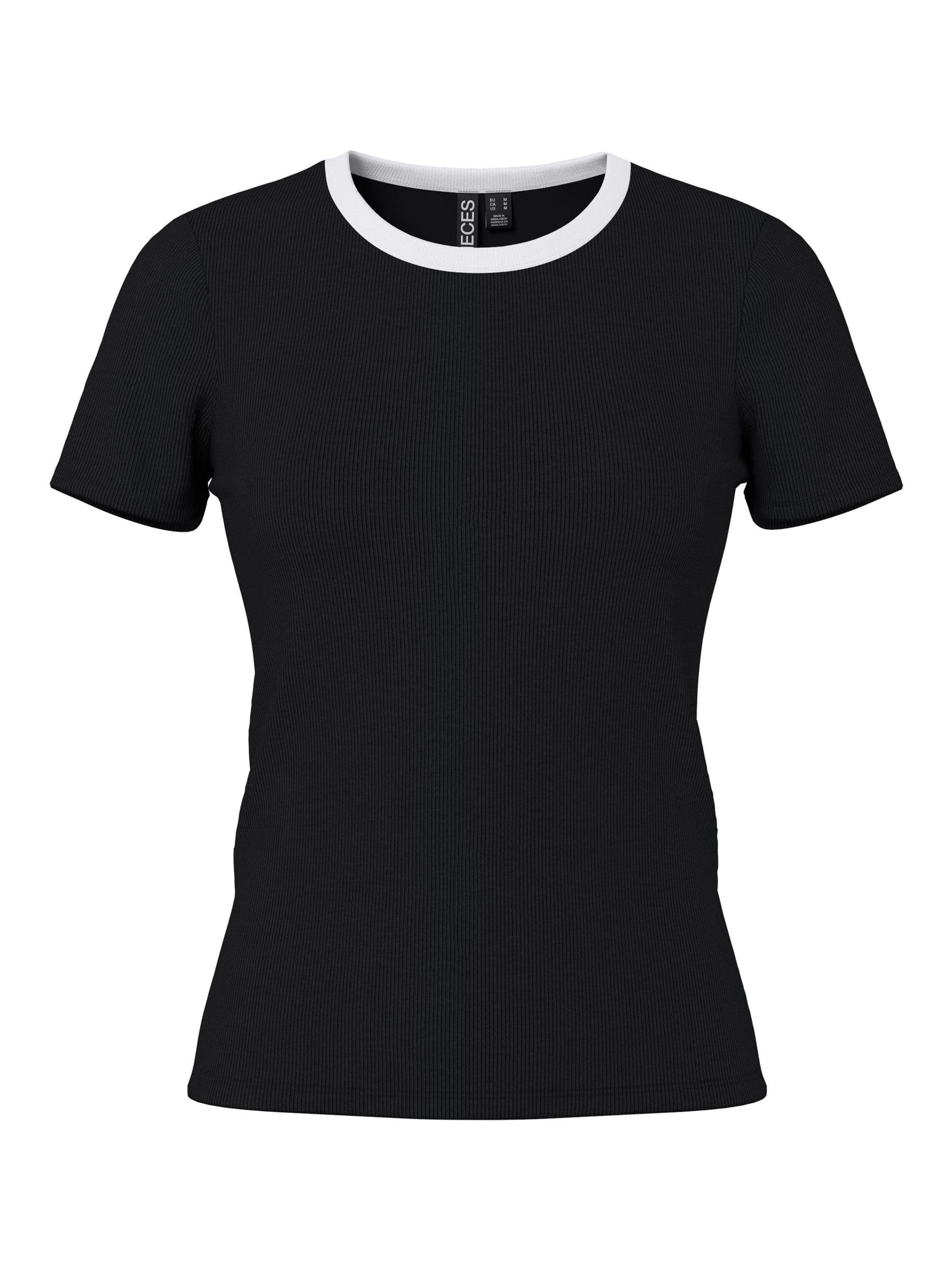 Pcmay SS Tee Noos Bc, Black, Large