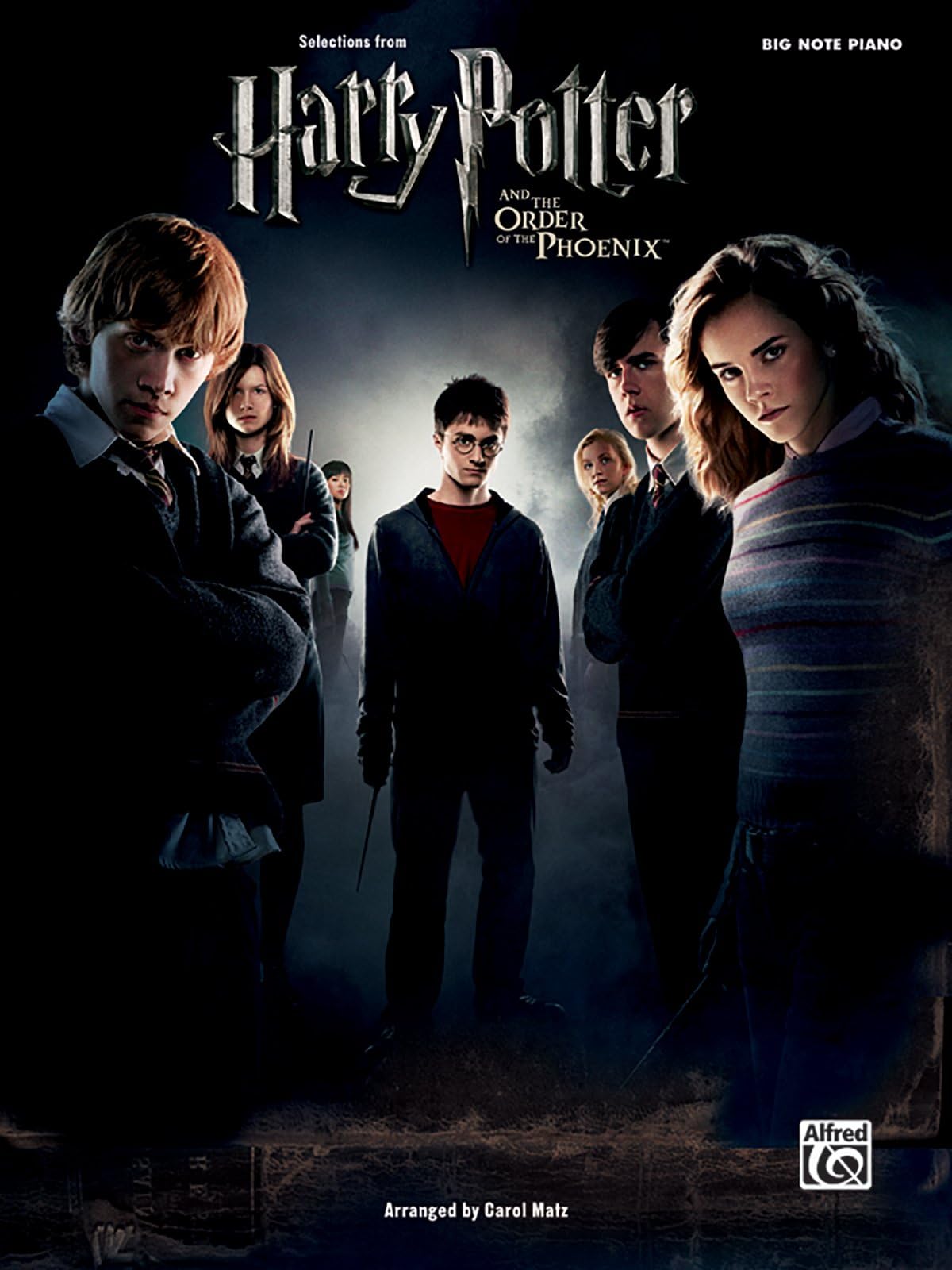 Selections from Harry Potter and The Order of the Phoenix: Big Note Piano