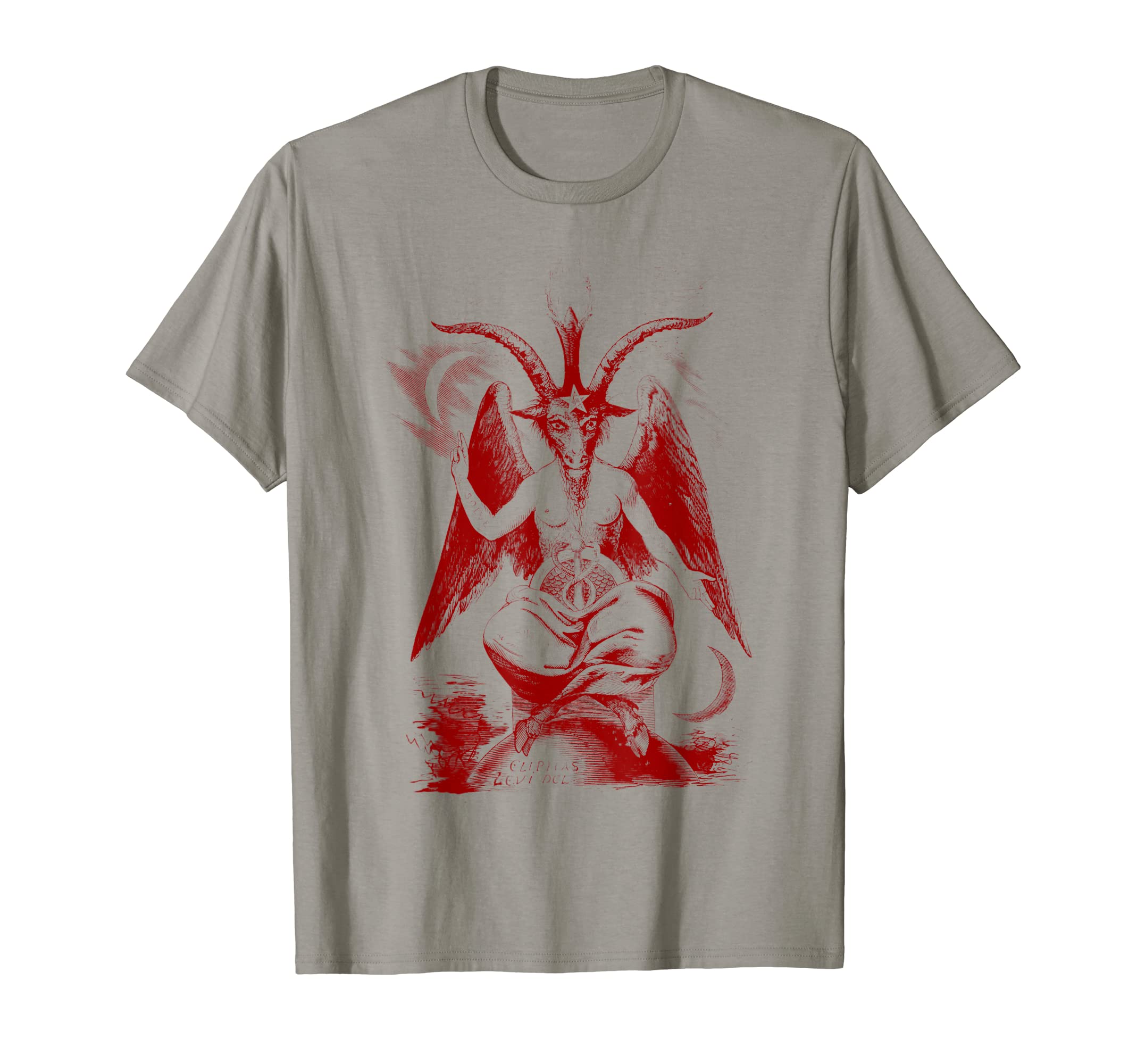 TarotTeesBaphomet T-Shirt. Sigil of Baphomet Goat Head Satan Tee T-Shirt