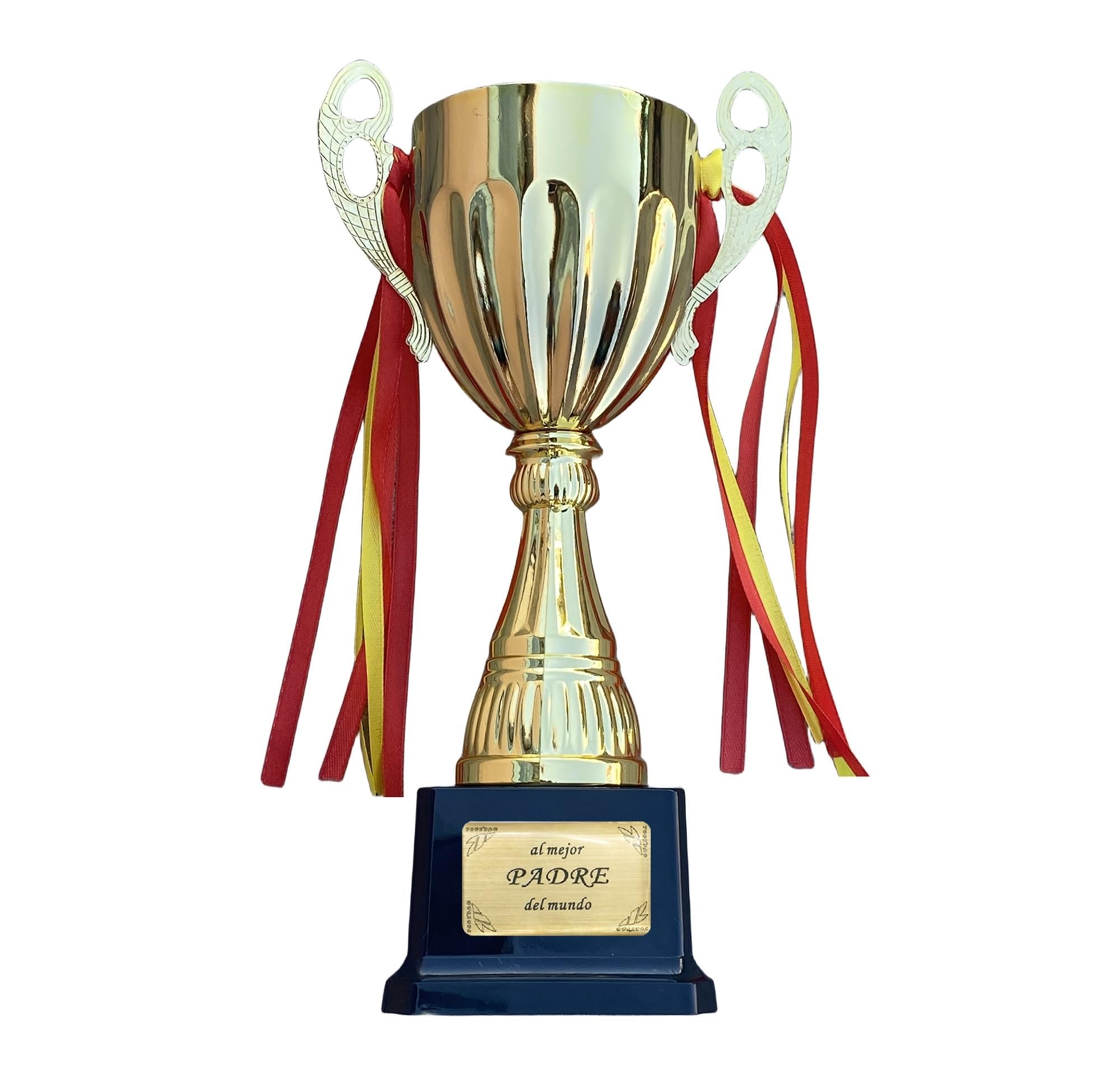 Durabol Premio Copa de Trofeos con Pegatina para Regalos al Mejor del Mundo Una Variedad de Opciones de Texto, Familiares y Amigos. — view 25