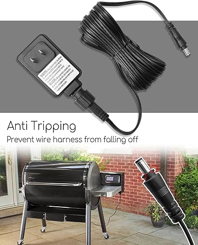 Miniatura 2 de Adaptador de corriente de repuesto 9004190216 para ahumador Masterbuilt Serie Gravity Series 5608001050 XL Combo de parrilla de carbón digital y