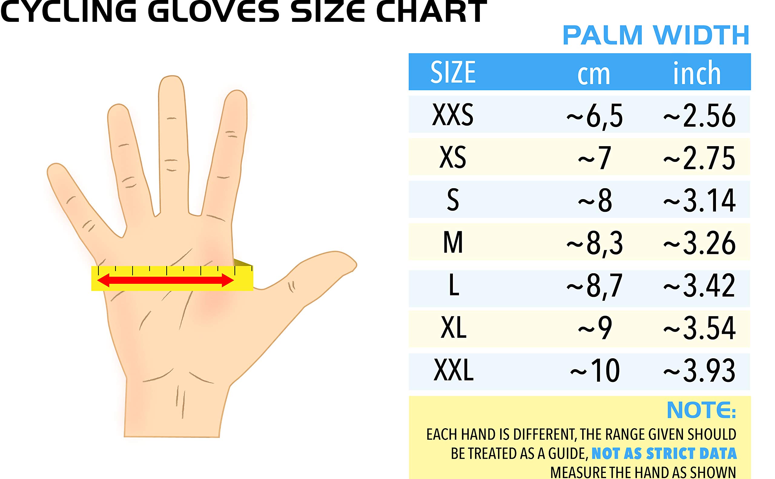Meteor Guantes Bicicleta MTB BMX Sin Dedos para Niños Juventud Mujer Hombre GX