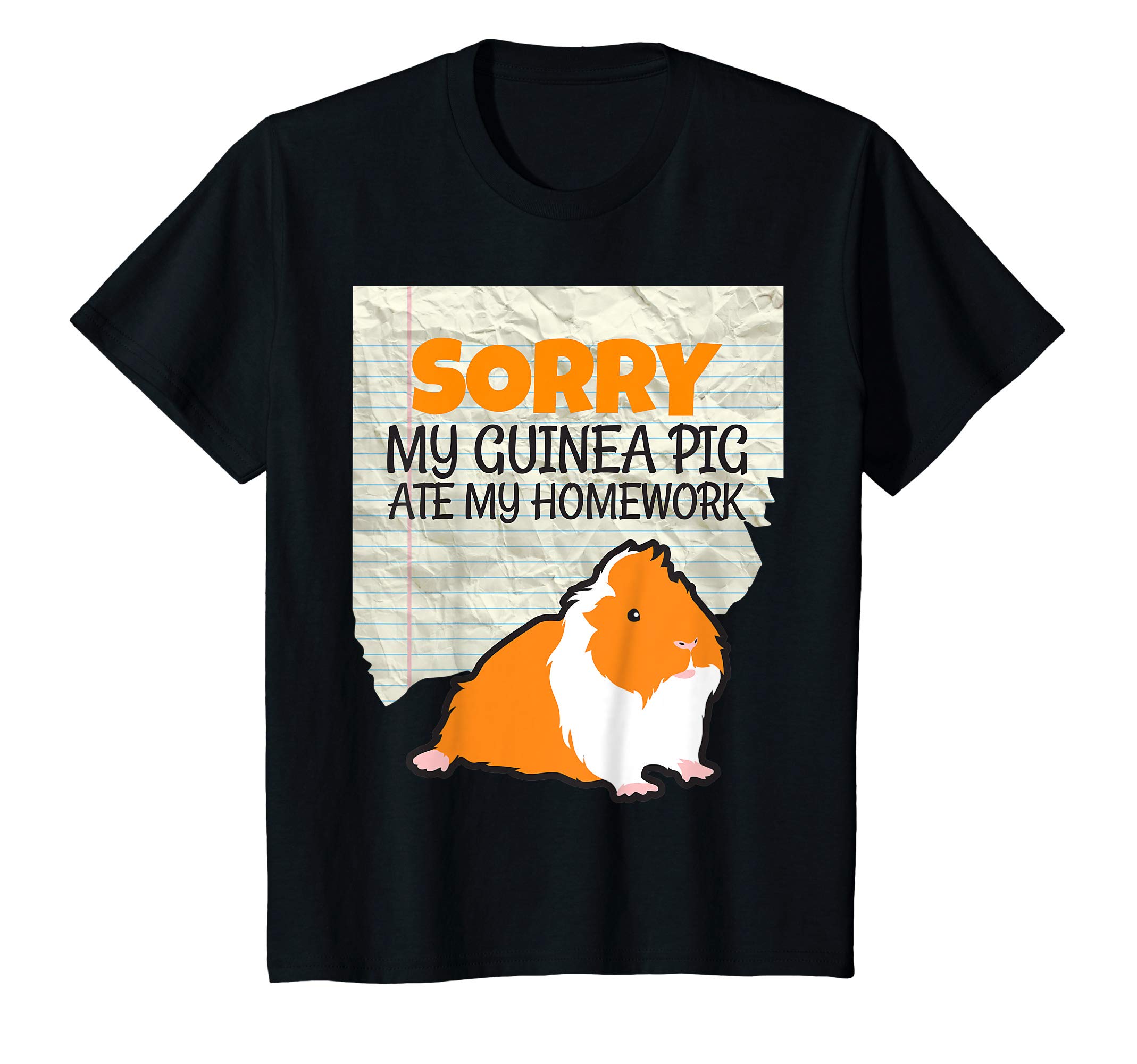 Kids Sorry My Guinea Pig ate my Homework Kids School T-shirt