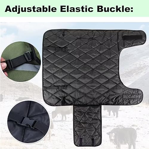 Miniatura 4 de Ropa cálida de pantorrilla abrigo de cabra abrigo de perro grande manta protectora de pantorrilla para mantener la vaca calientando protección