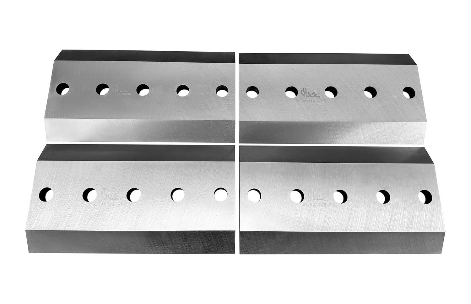 LA Grinding Wood Chipper Knife Set (4 Blades) - 9" X 5.500" X .625" Compatible with Bandit, Vermeer and RAYCO Models