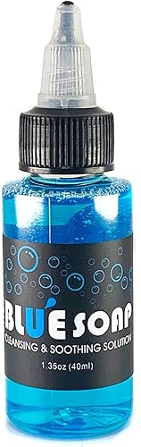 Tattoo Supply BLUE SOAP 1 oz Solución de limpieza calmante curativa (concentrado)