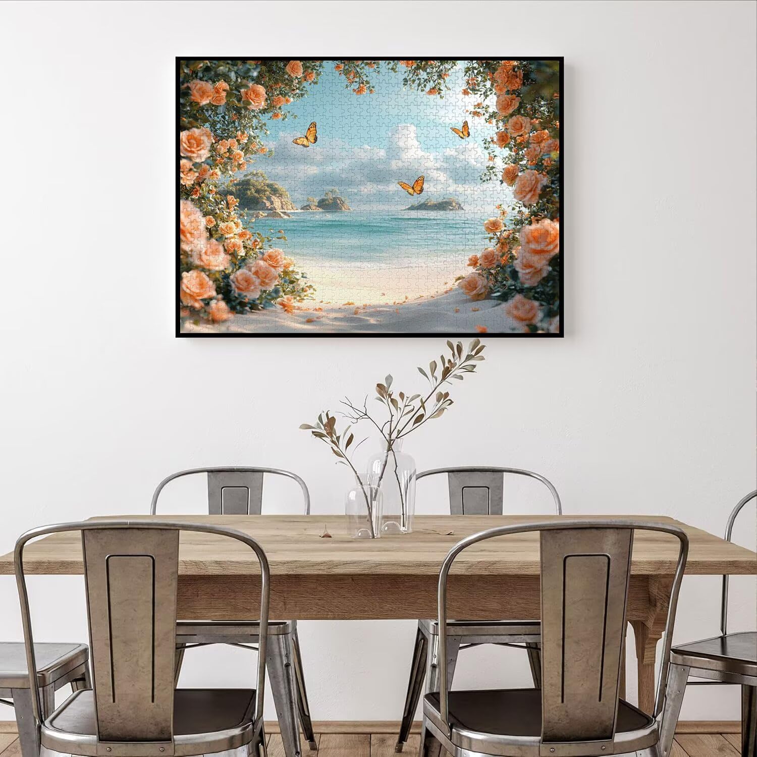 Puzzle 4000 Pezzi spiaggia Puzzle Classici per Gioco Familiare, n-238 | Impossibile Puzzles, Intrattenimento Creativo, Rilassamento e Intelligence, Regalo per Amore e Amico, Decorazioni Casa, Rosa