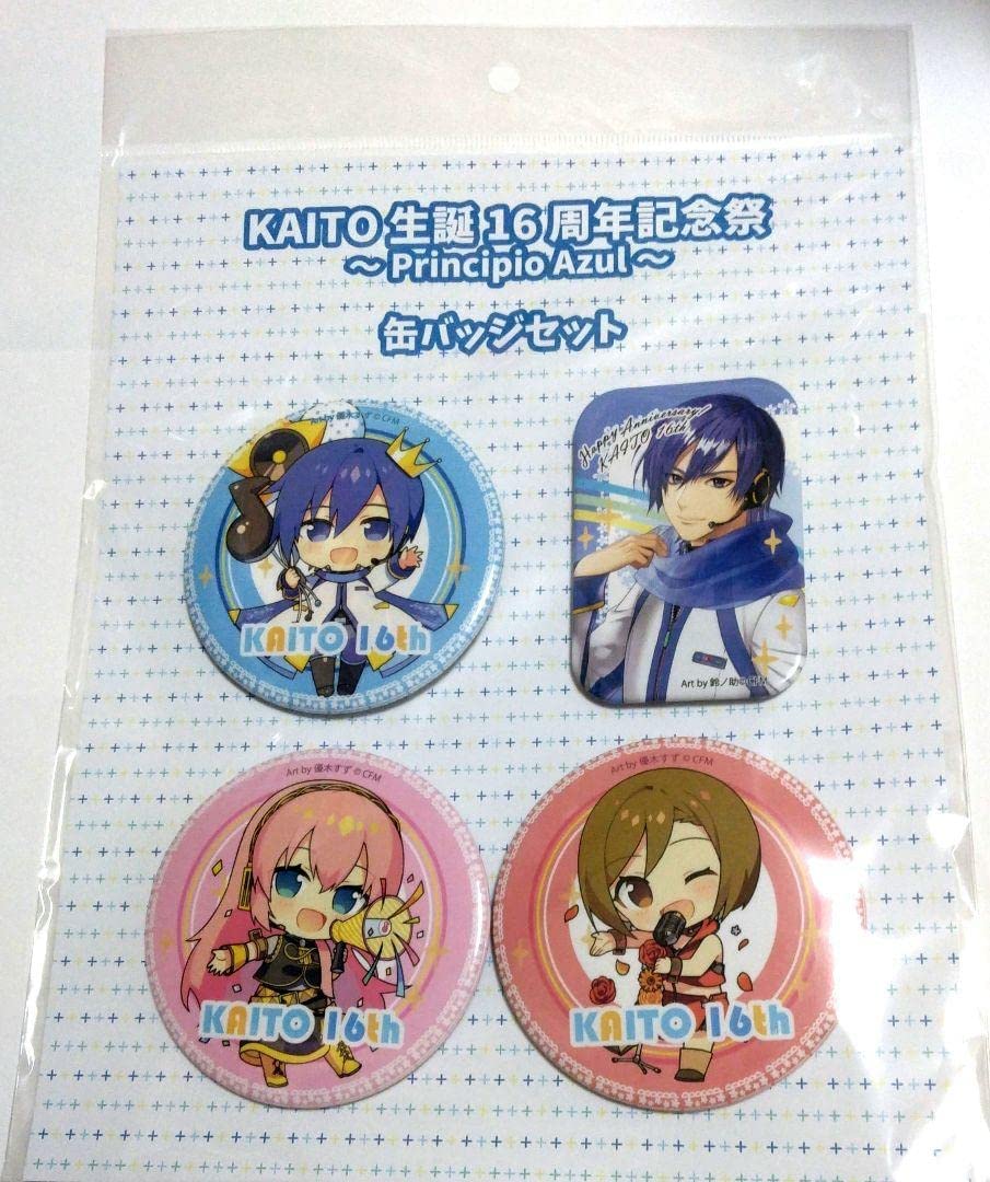 KAITO MEIKO 巡音ルカ 16周年記念祭 缶バッジセット トートバッグ Amazon.co.jp: KAITO 16周年記念祭 缶バッジセット 巡音ルカ