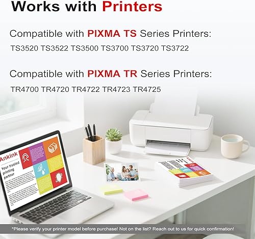 Miniatura 3 de Cartucho de tinta de repuesto compatible para Canon 275XL PG 275 PG275 XL PG275XL Cañón 275 XL negro, paquete de 2 tintas para Pixma TS3522 TR4720