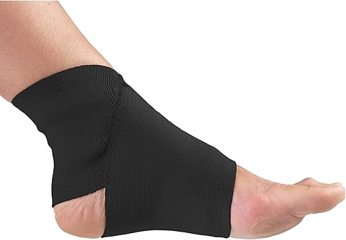 Miniatura 7 de Champion Figure-8 Tobillero, soporte de compresión elástico ligero, recuperación de articulaciones musculares, negro, pequeño